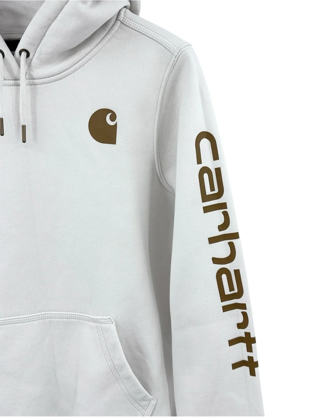 CARHARTT Hoodie Sweatshirt Clarksburg Graphic Sleeve Pullover - Picture 3 of 7